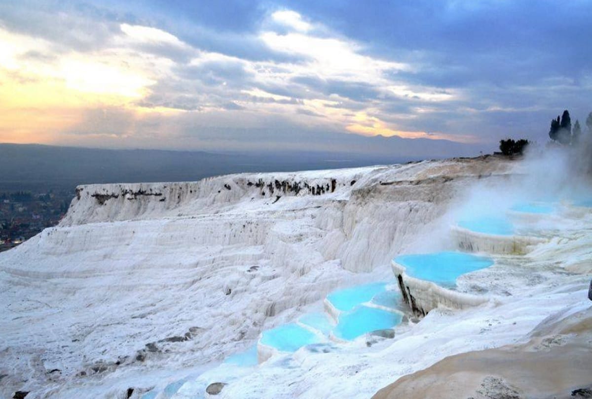 Pamukkale Thermal Pools Turkey Mysterious waterfalls cotton castle