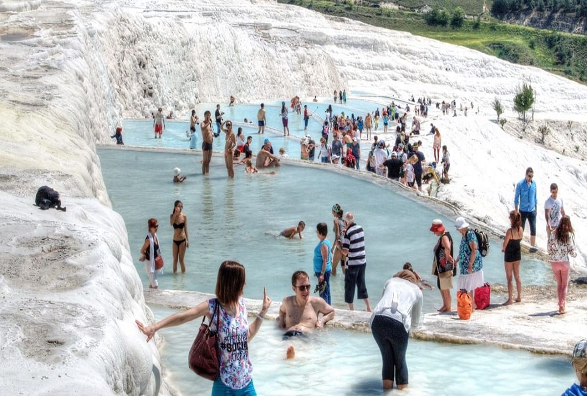Pamukkale Thermal Pools Turkey Mysterious waterfalls cotton castle