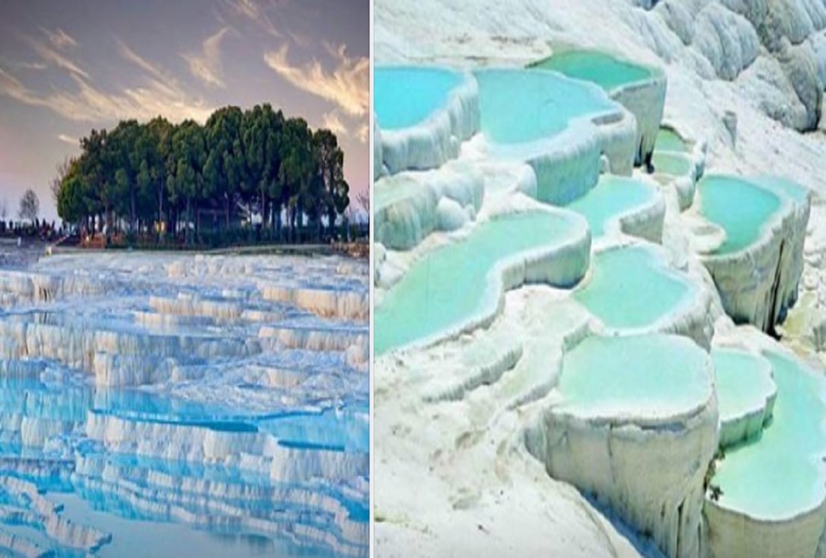 Pamukkale Thermal Pools Turkey Mysterious waterfalls cotton castle