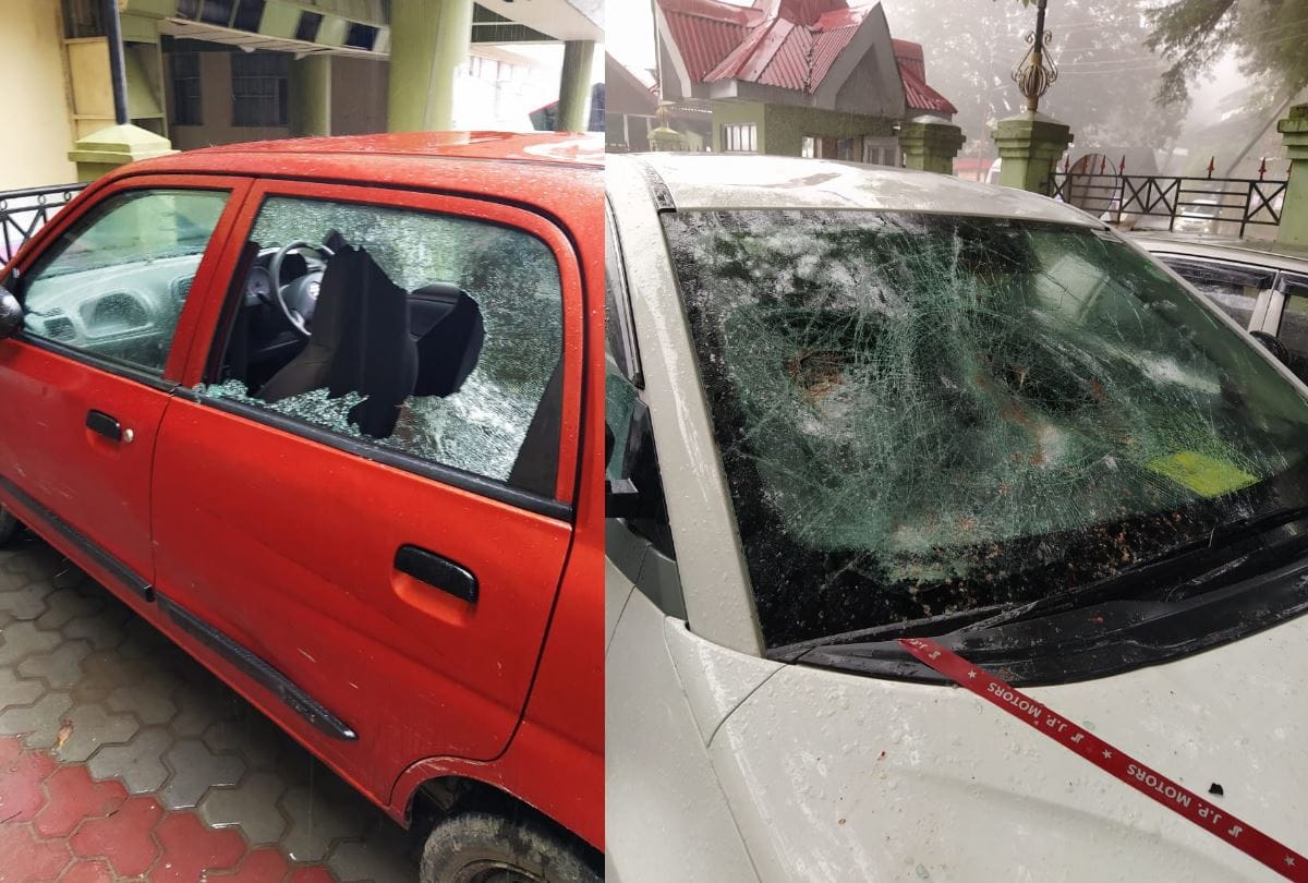 miscreants Break Windshield Of doctor Cars in IGMC Shimla