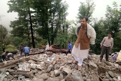 himachal weather report hundred road closed one house collapse rain in all districts