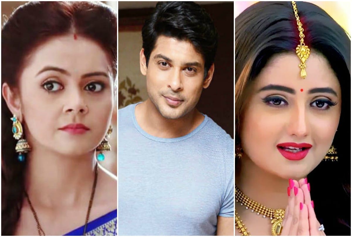Bigg Boss 13 Siddharth Shukla Rashami Desai Devoleena Bhattacharjee first 3 contestant