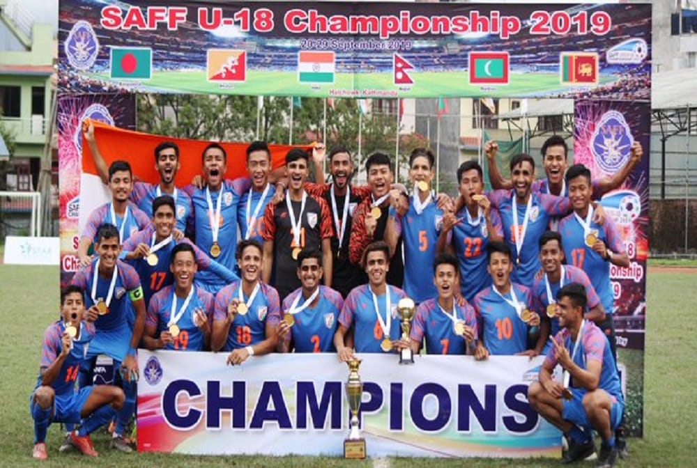 Indian Football team clinch SAFF U-18 Championship title, defeat Bangladesh in final 