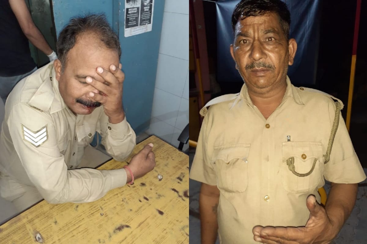Head constable and PRD jawan attacked by youths in baghpat