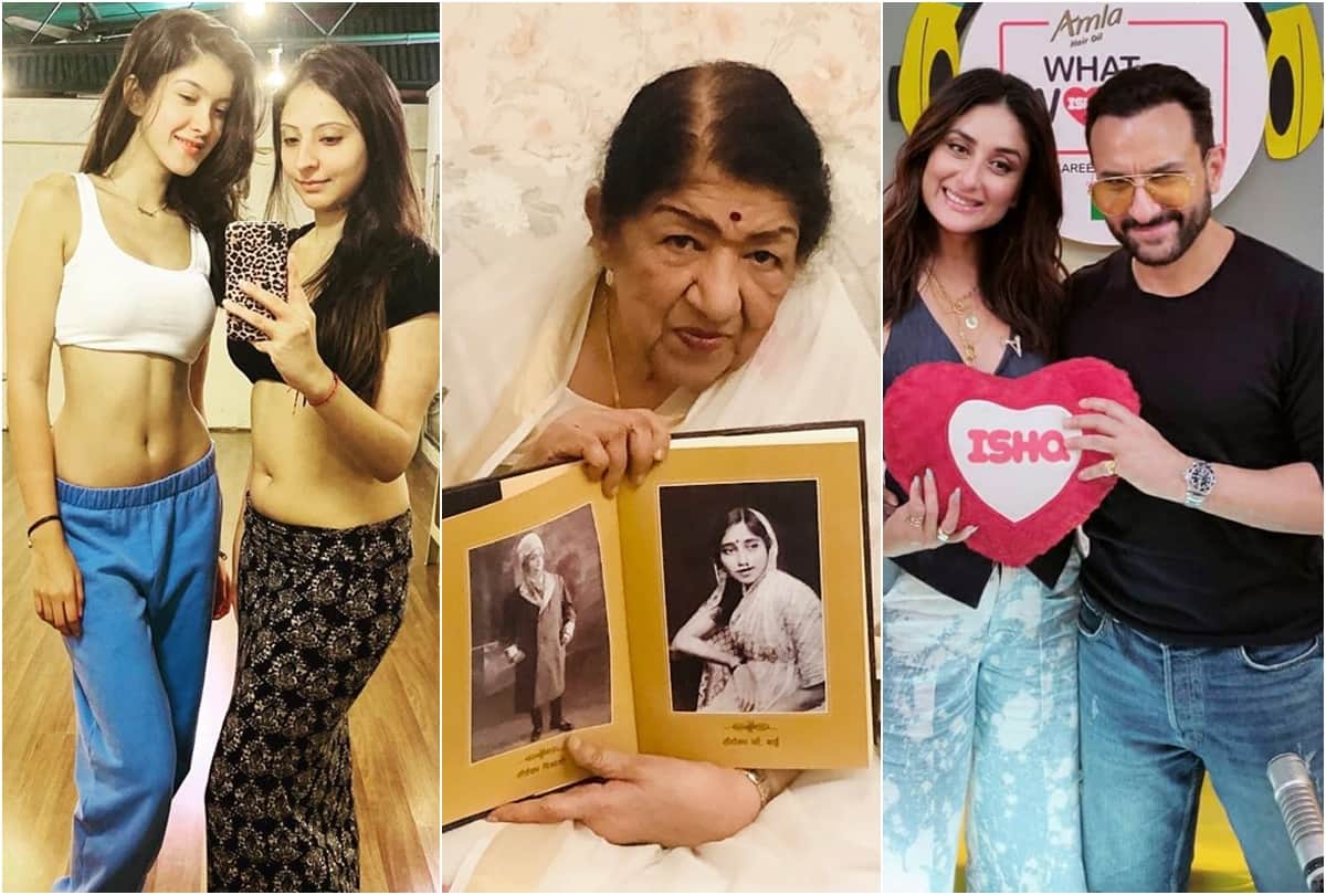 Entertainment news Capsule Lata Mangeshkar Instagram Saif Kareena Sameera Reddy Shanaya Kapoor War