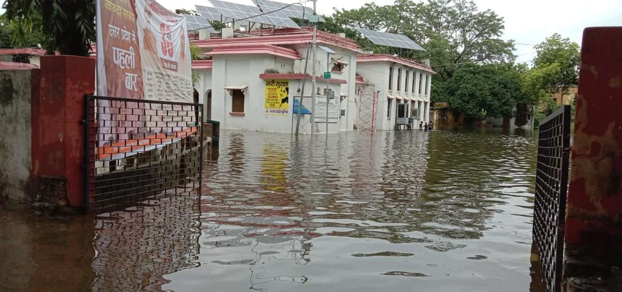 Water filled in SP office and housing complex too