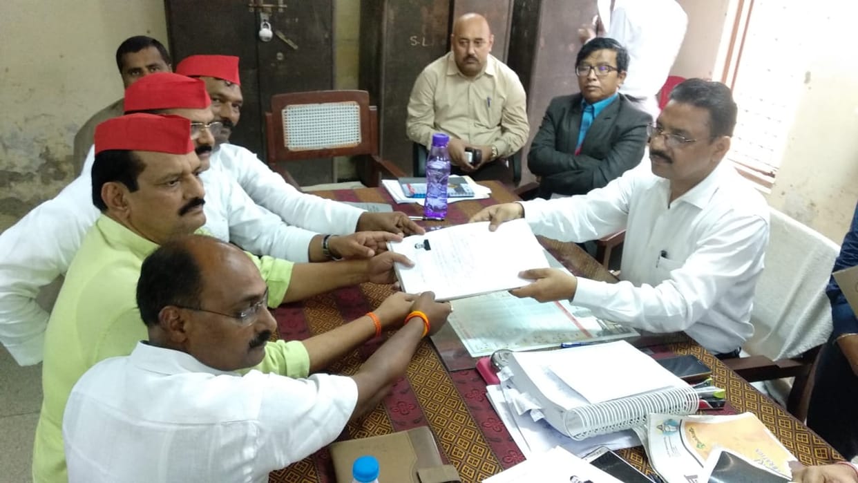 sp candidate could be dissmissed nomination from ghosi bye election up upchunav mau