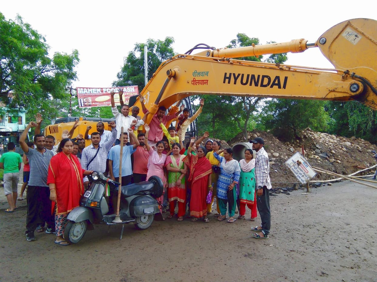 The people of Virpur Khurd stopped the work of Namami Gange