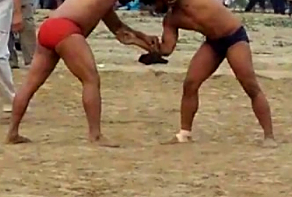Wrestler died during Wrestling in rs pura jammu kashmir