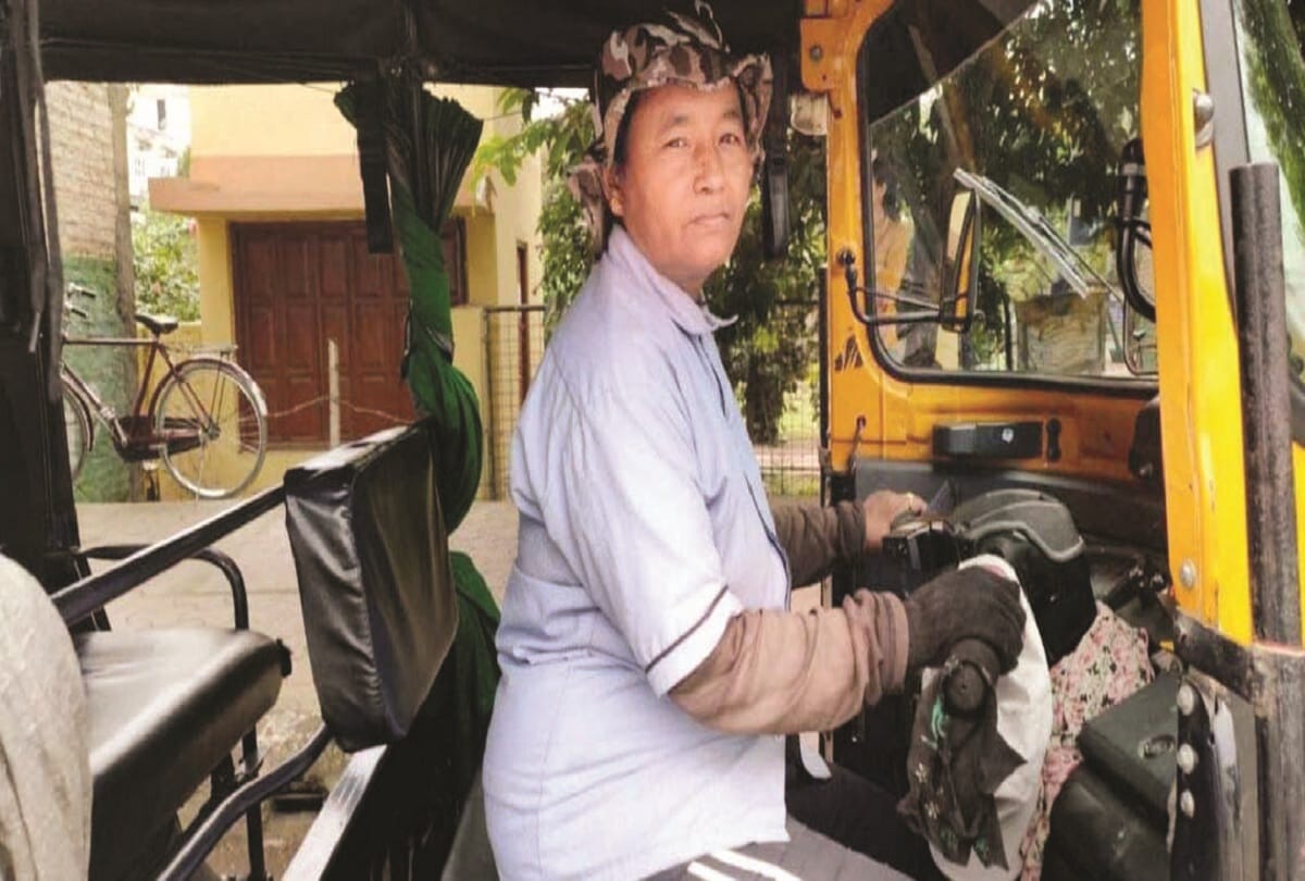 Manipuri woman Laibi Oinam auto driver struggle story
