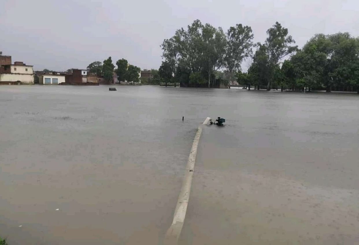 Five houses collapsed due to biting
