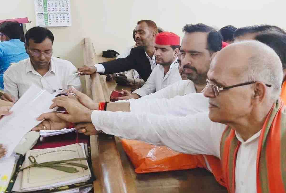 BJP, Congress, SP and BSP candidates filed nominations for by election up