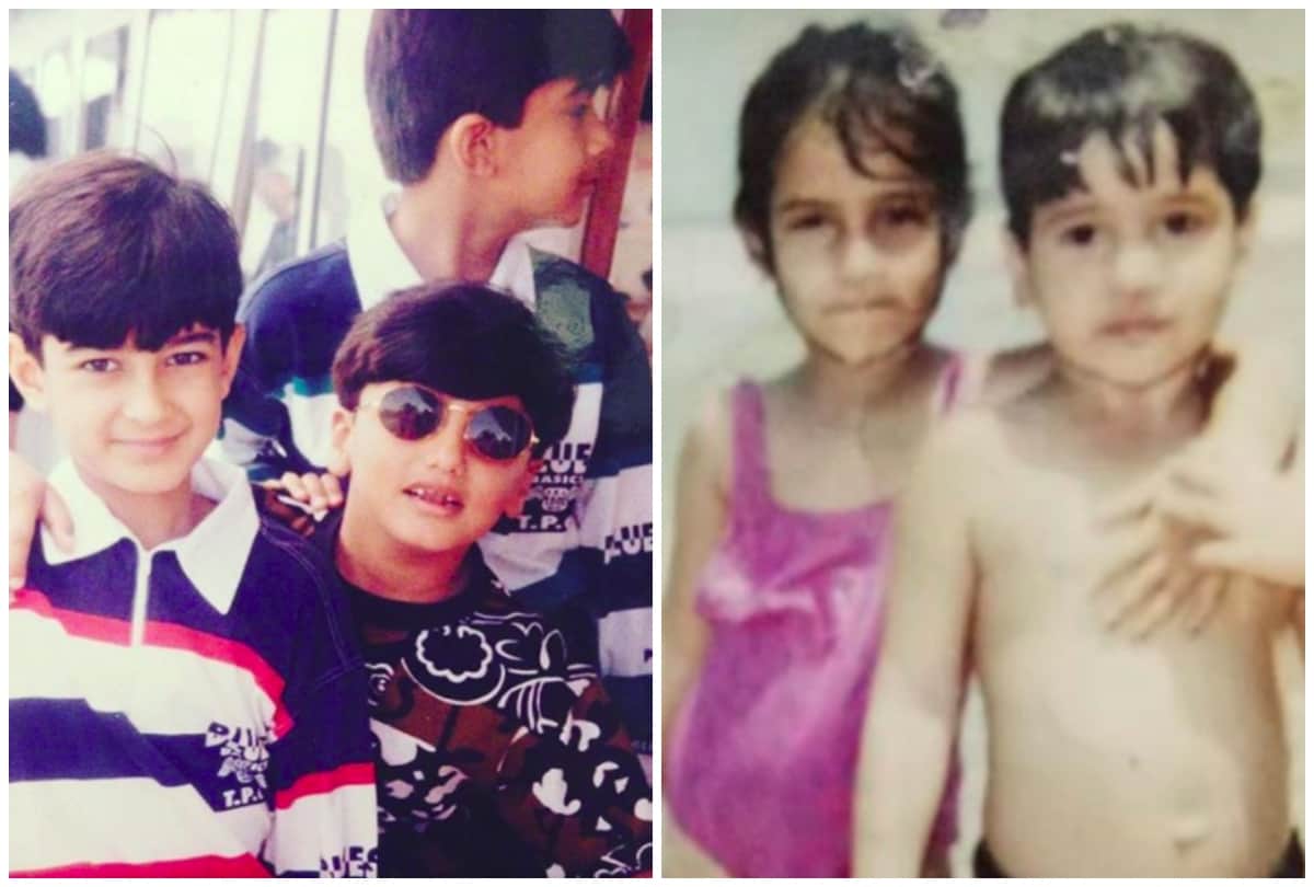 arjun kapoor and fatima sana shaikh share childhood pictures
