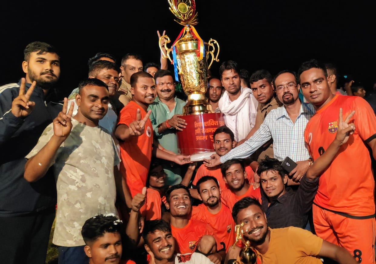 Sanjaynagar Won Football Tournament