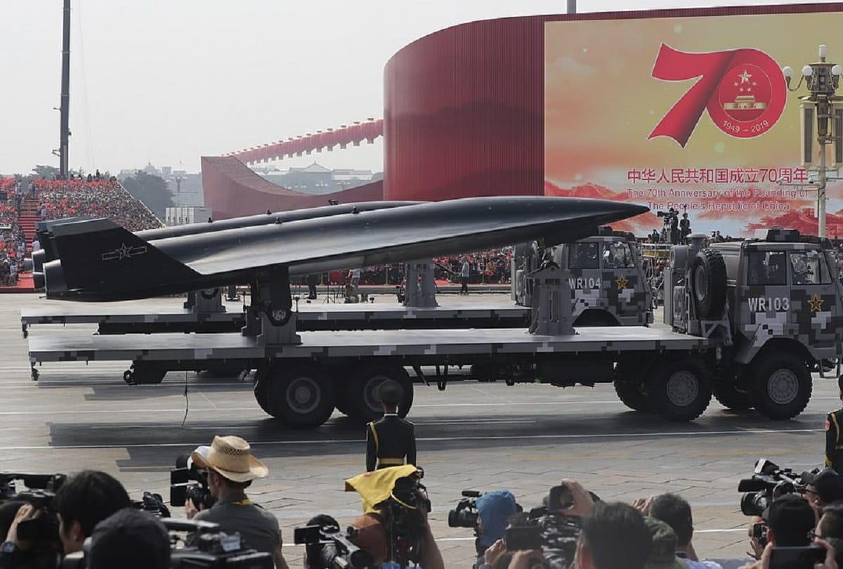 70th anniversary of communist rule in China, parade with weapons amid hong kong protest