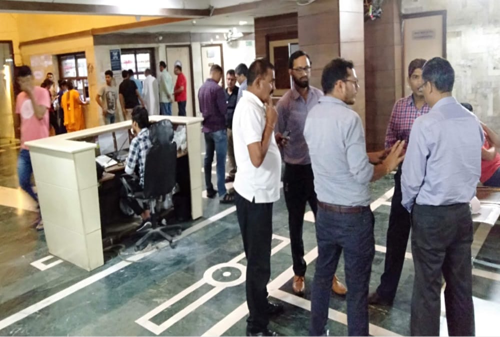 Income Tax Department Team survey in dehradun  Cmi Hospital