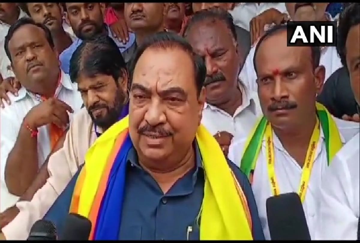 BJP Former MLA Eknath Khadse nominated after cutting ticket in Mharashtra Assembly Elections
