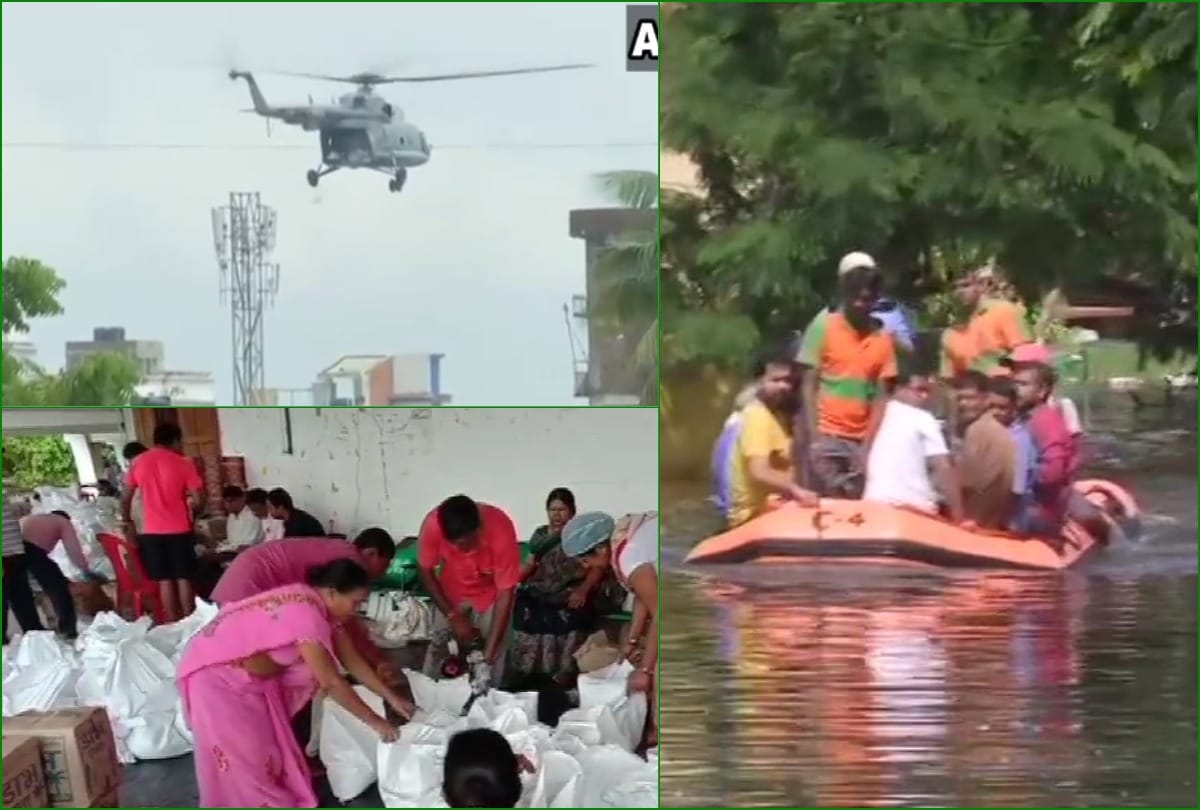 Bihar Rural area of Patna District ravaged by flood close to 3 lakh people affected