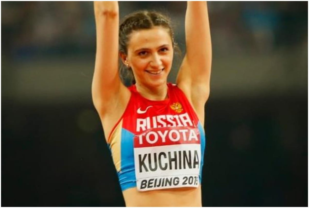 World Athletics Championships Mariya Lasitskene seals high jump Hat trick