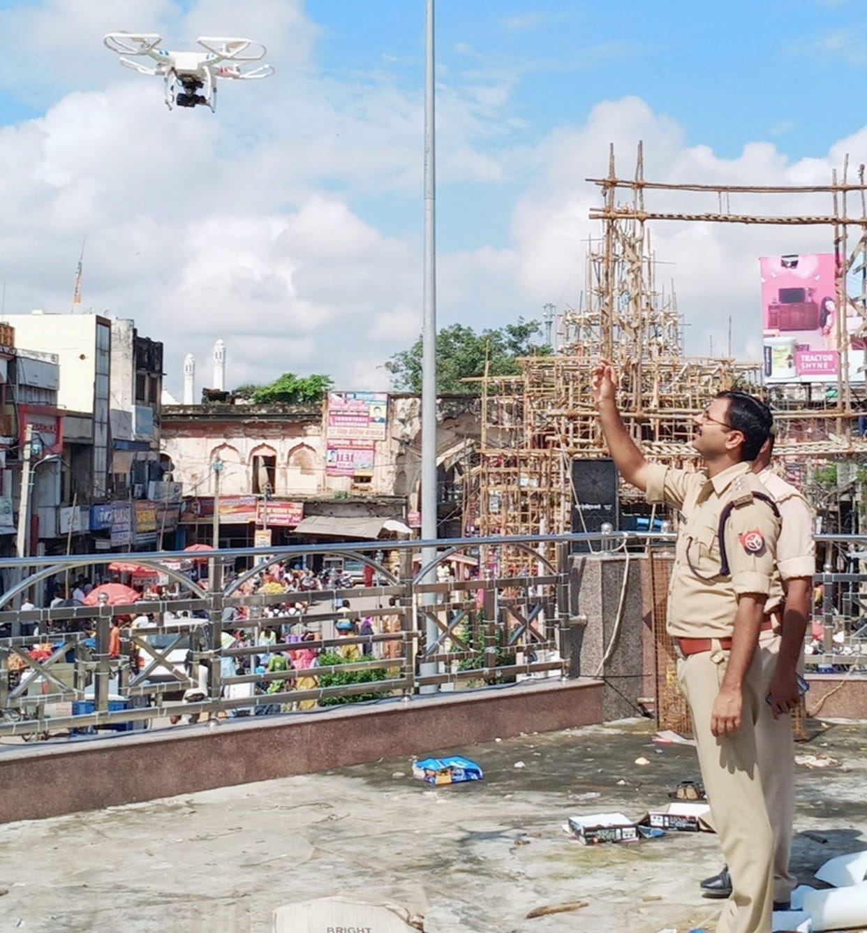 Drone cameras will monitor Durga Puja pandals