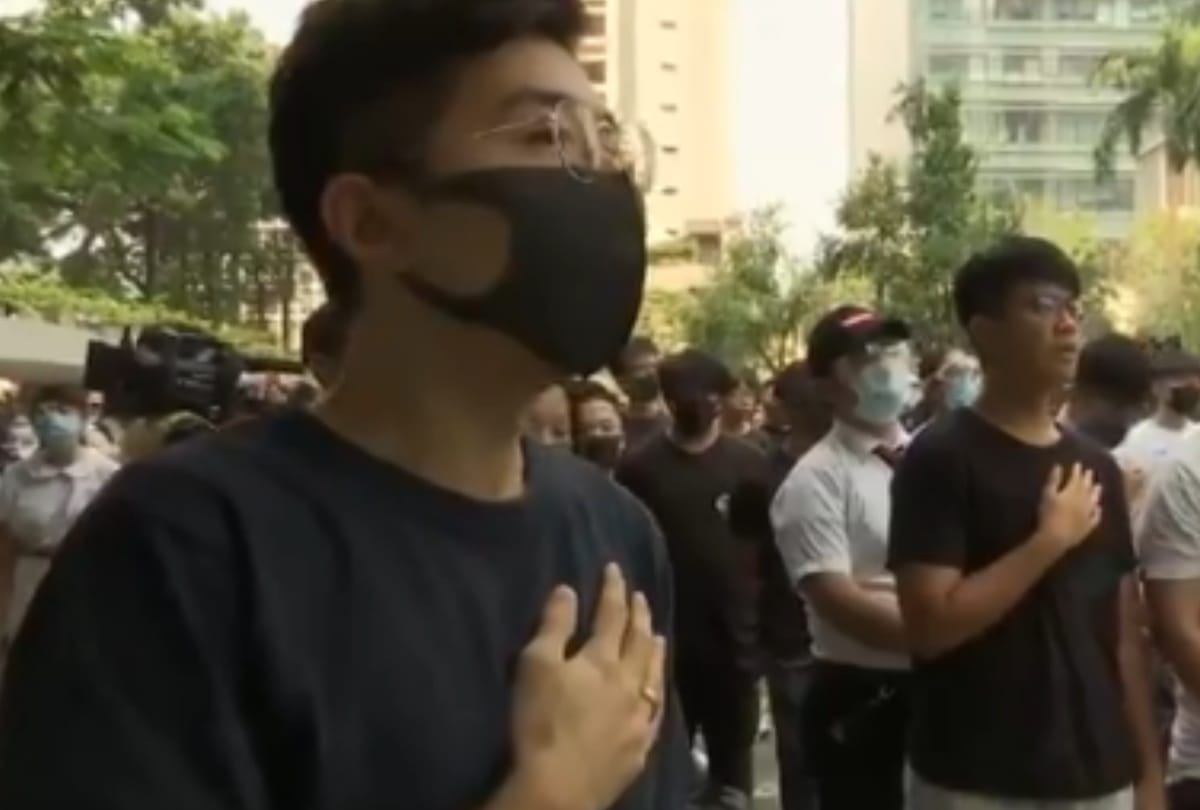Chinese Media Hong Kong Pro democracy parties win in district council election