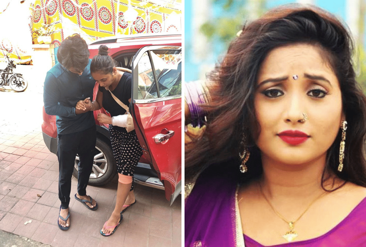 bhojpuri actress rani chatterjee car accident in mumbai