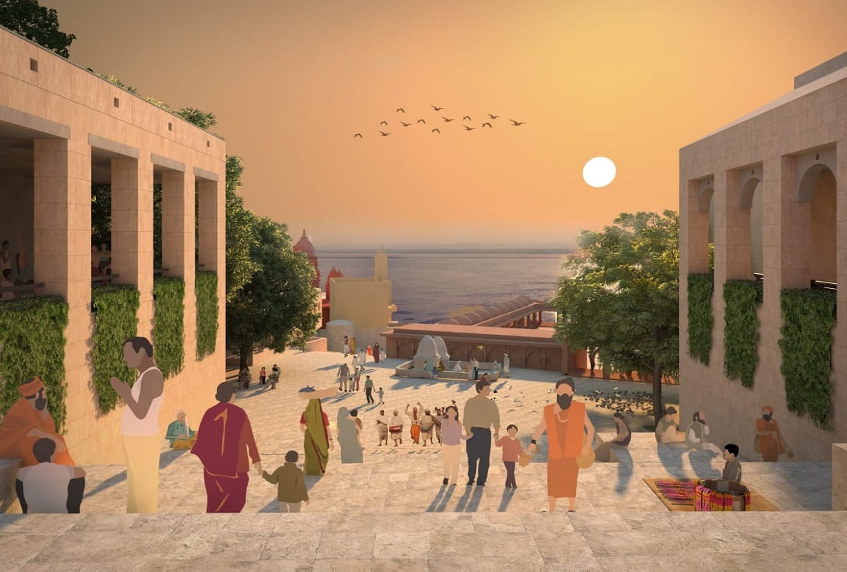 kashi vishvnath flag will be flown in fifty thousand square meters