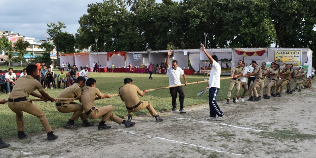 EF team winner in volleyball and kabaddi