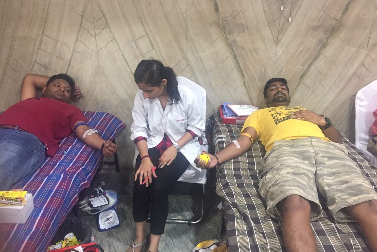 blood donation camp in sonipat
