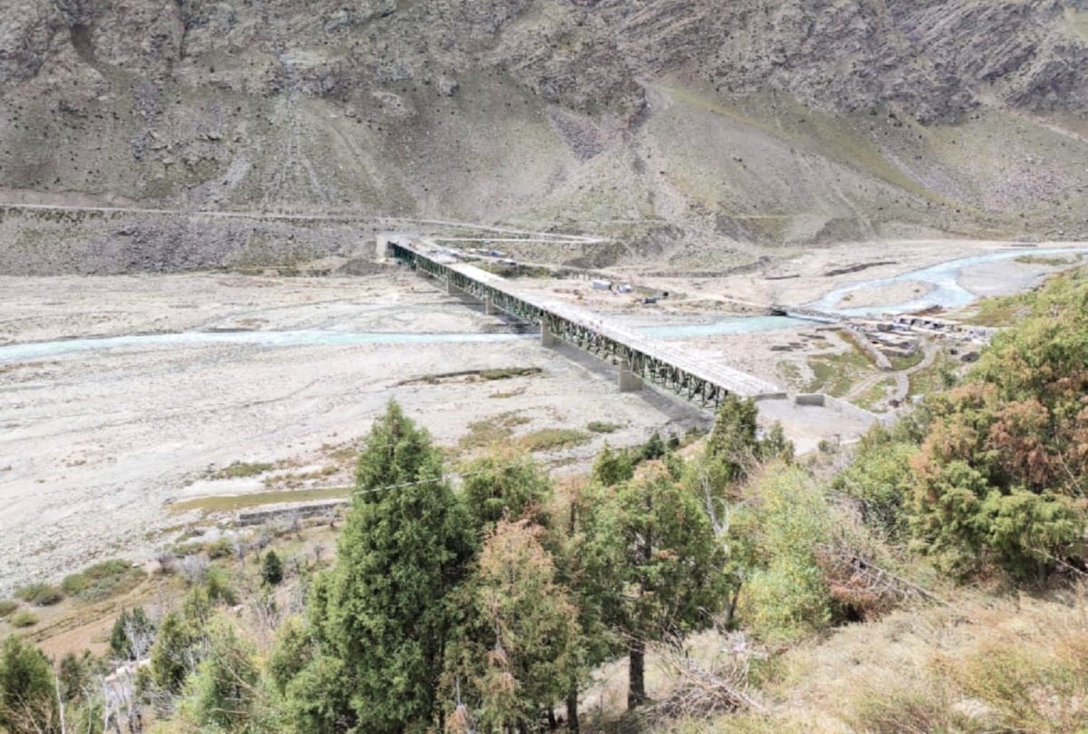 Vehicles will run soon on Himachal's longest steel bridge