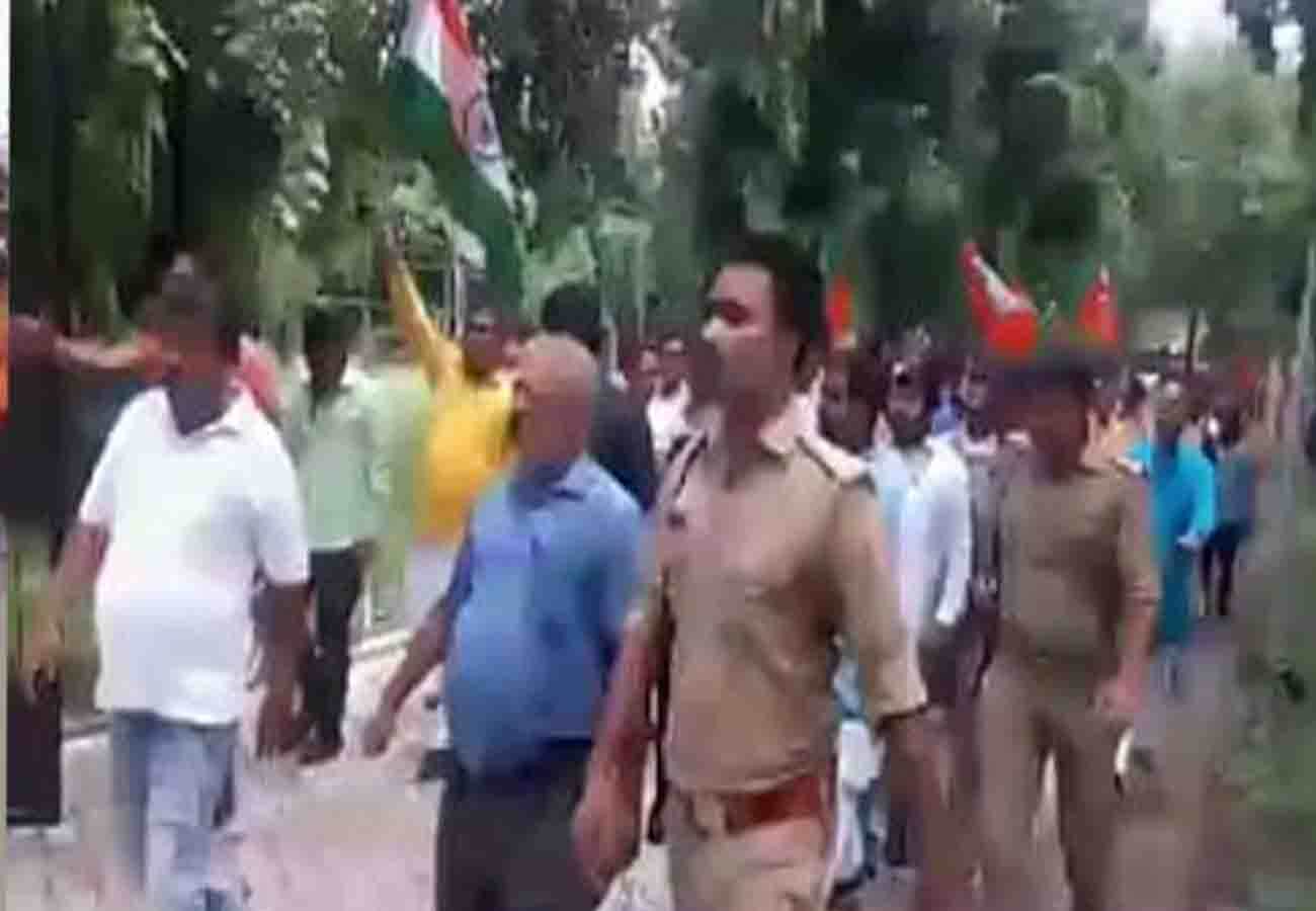 BJP cleanliness campaign in hardoi