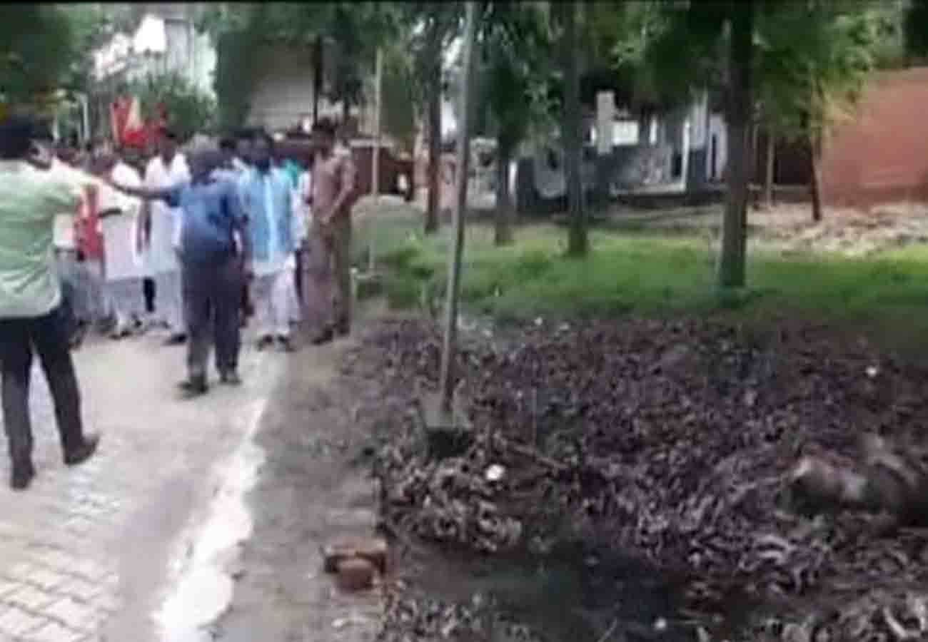 BJP cleanliness campaign in hardoi