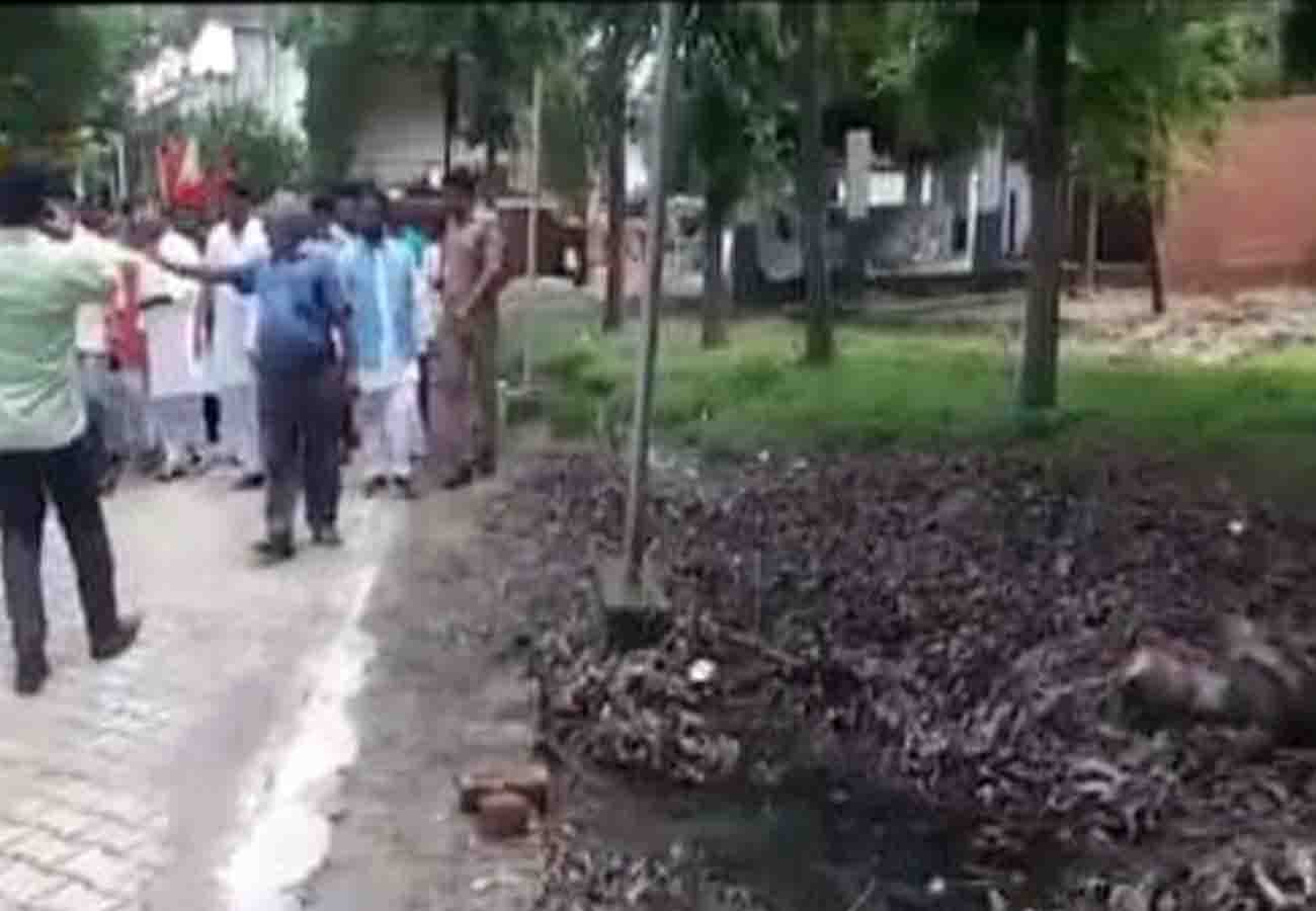 BJP cleanliness campaign in hardoi