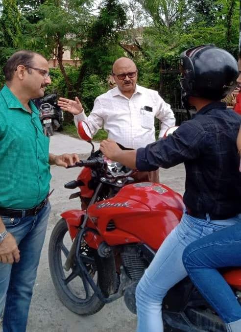 There will be no entry in Rishikesh College without a helmet