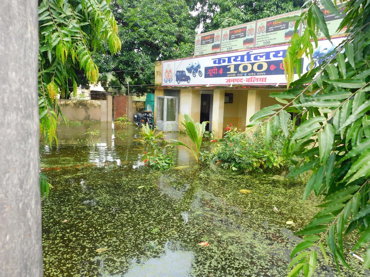 ballia city full fill on water
