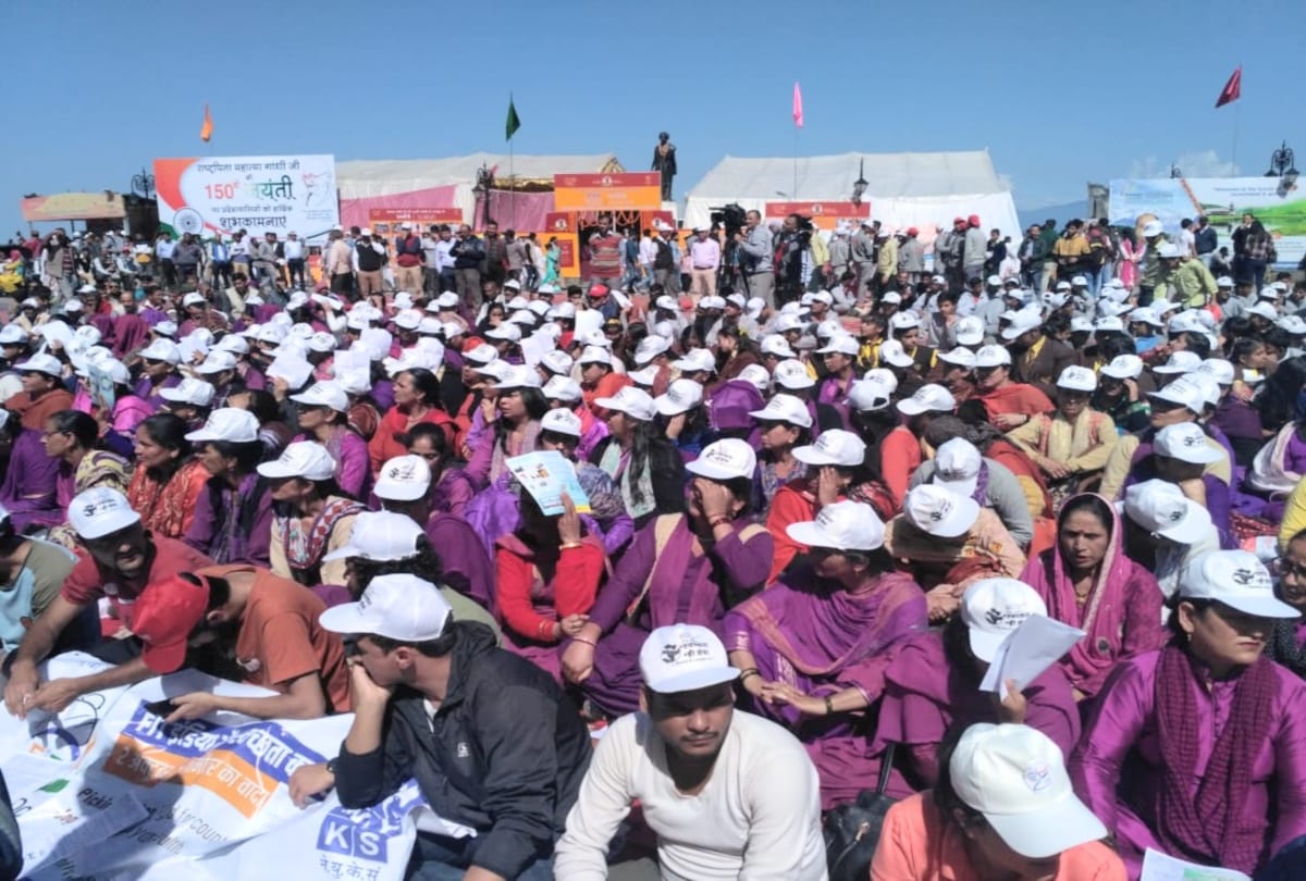 Governor and CM participated in Cleanliness campaign on Gandhi Jayanti in shimlal