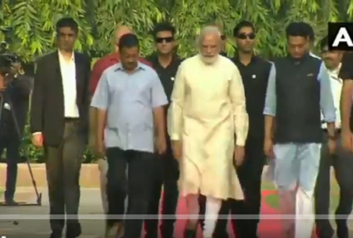 Prime Minister Narendra Modi to pay tribute to former PM Lal Bahadur Shastri with  Arvind Kejriwal