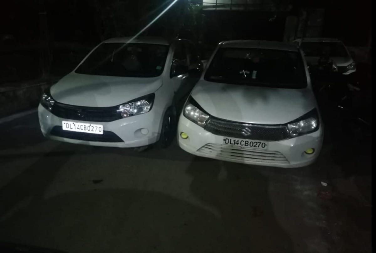 New Traffic Rules Car parked at home in Ghaziabad delhi Police cut 15 Challan
