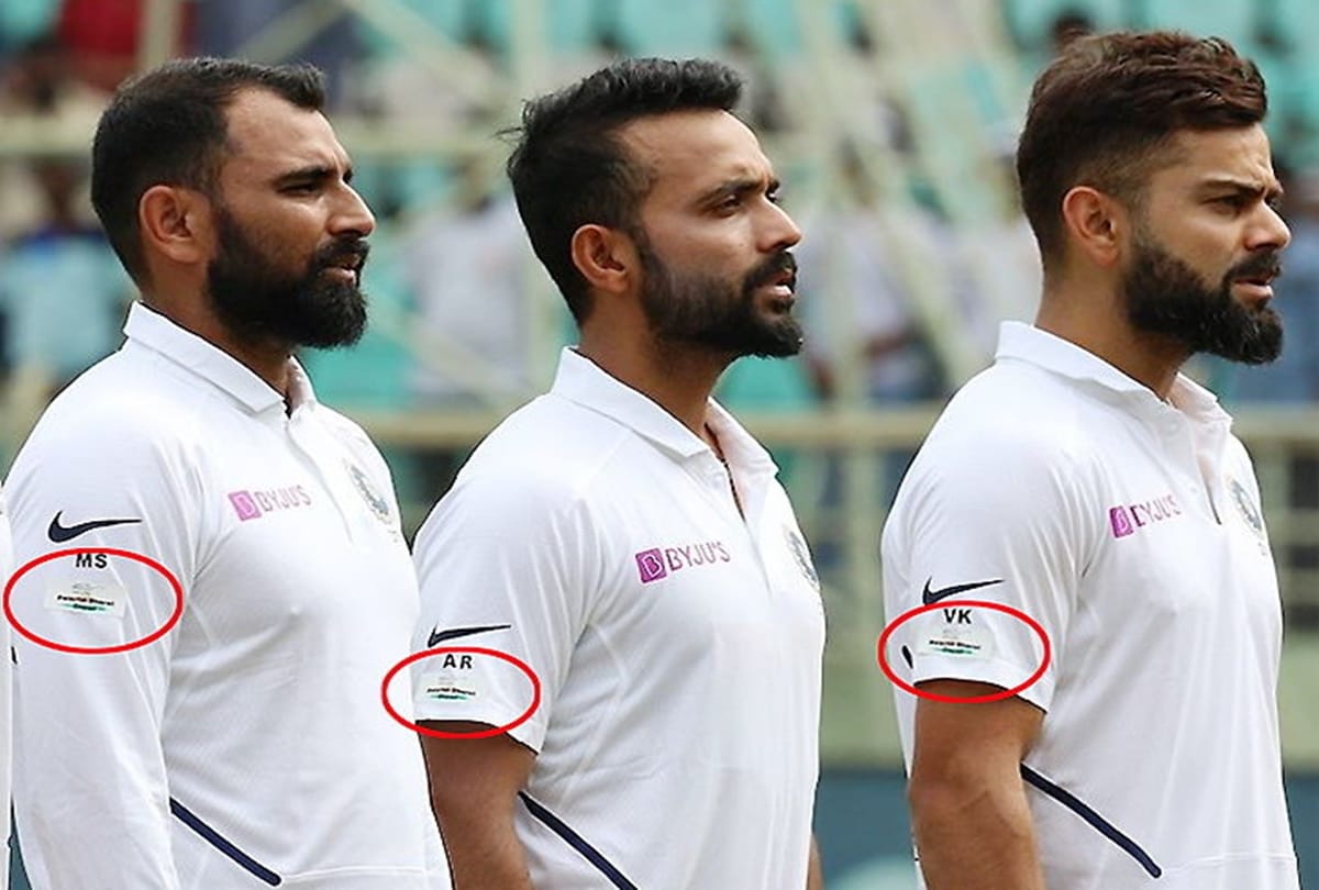 INDvSA: Indian cricket team takes part in swachh bharat abhiyaan in first test match