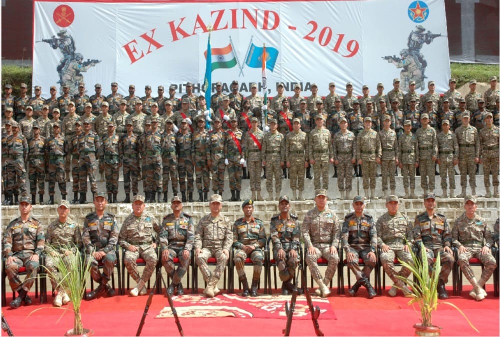 India and kazakhstan joint military exercise Kazind 2019 in pithoragarh Photos