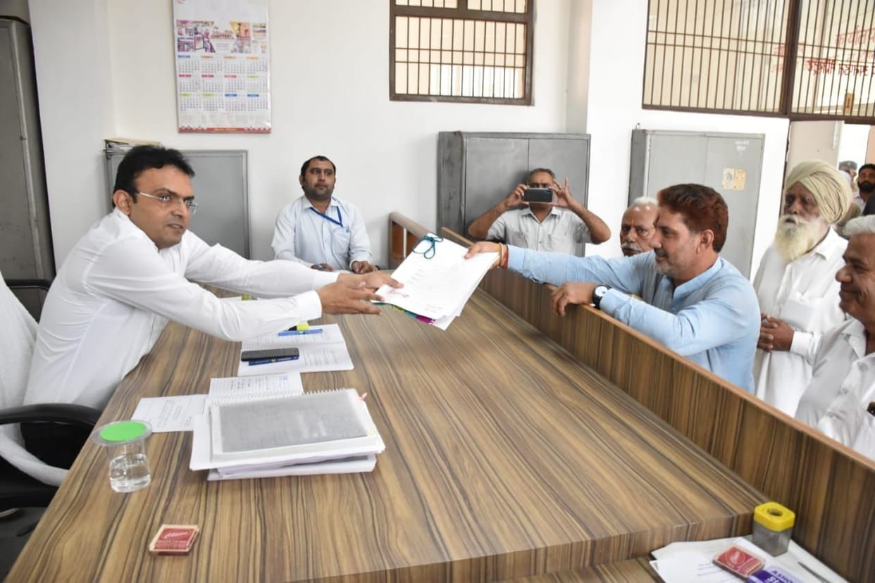 nomination, bjp candidate, haryana assembly election, fatehabad