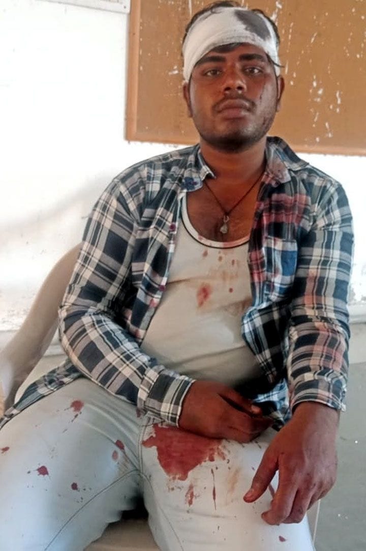 anti social elements vandlixed for 20 minuts in government collage, whoever got injured