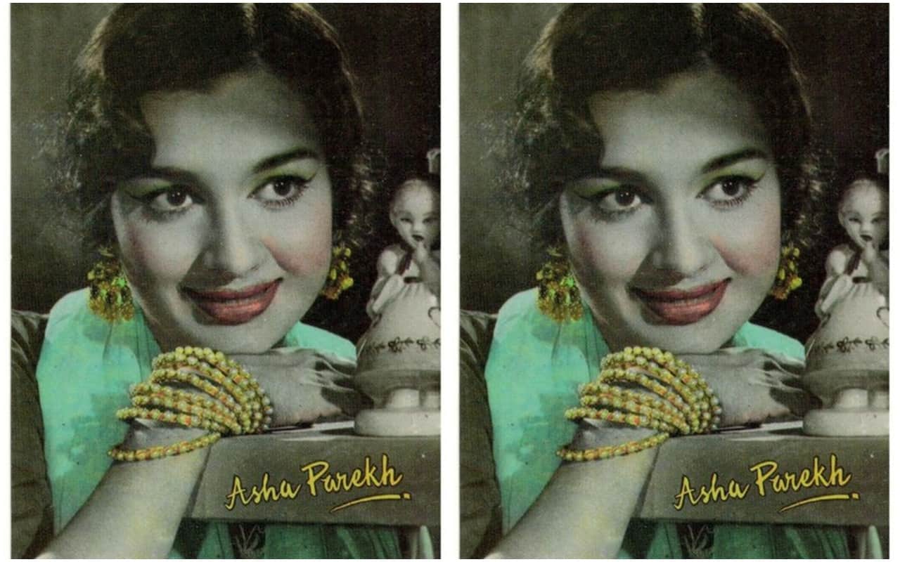Throwback Thursday Madhubala Meena Kumari Waheeda Rehman AshaParekh postcard picture