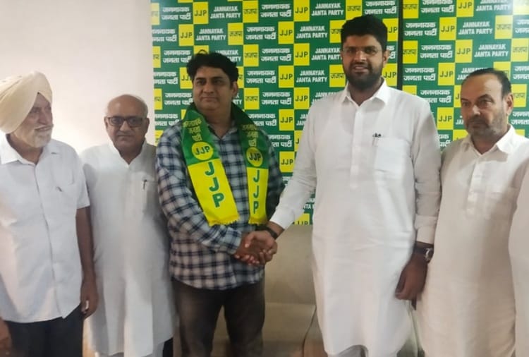 haryana assembly elections 2019, Aap Leader Ajay Gautam left party and joins jjp