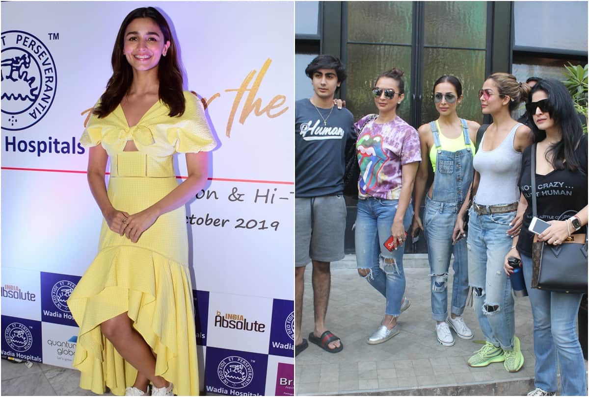 Bollywood celebs Spotted Amitabh Hrithik kartik Alia malaika Priyanka Chopra Ranveer Adah Himesh