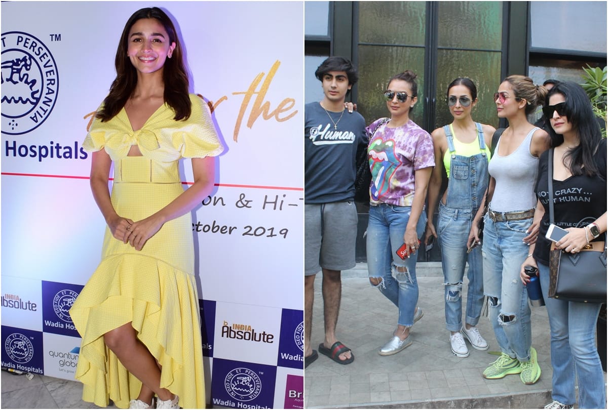 Bollywood celebs Spotted Amitabh Hrithik kartik Alia malaika Priyanka Chopra Ranveer Adah Himesh
