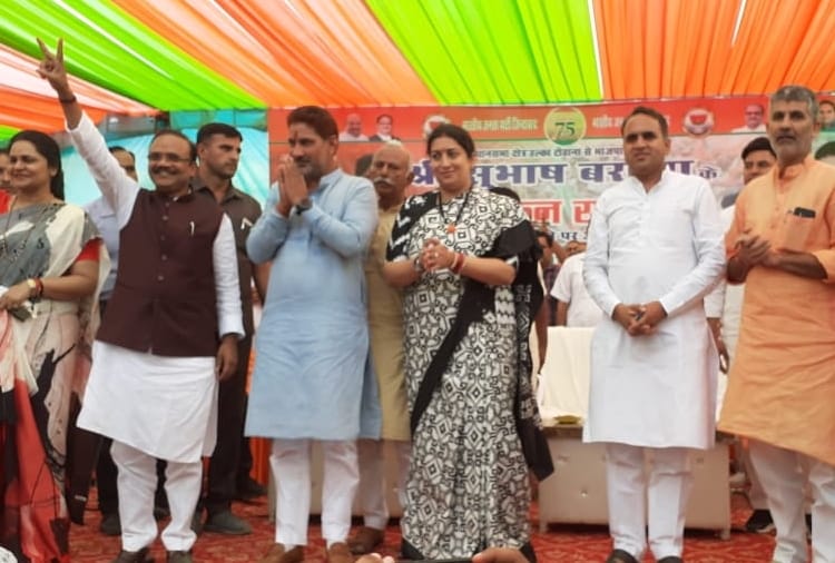 Haryana Assembly Elections 2019, Smriti Irani Targets On Congress In Tohana Of Haryana