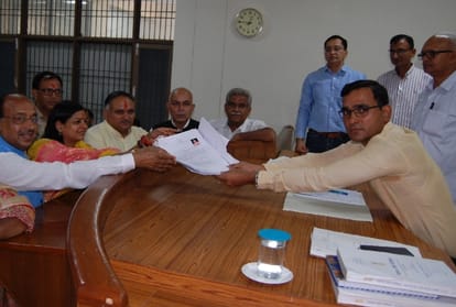 haryana assembly elections, photos of filing nomination papers