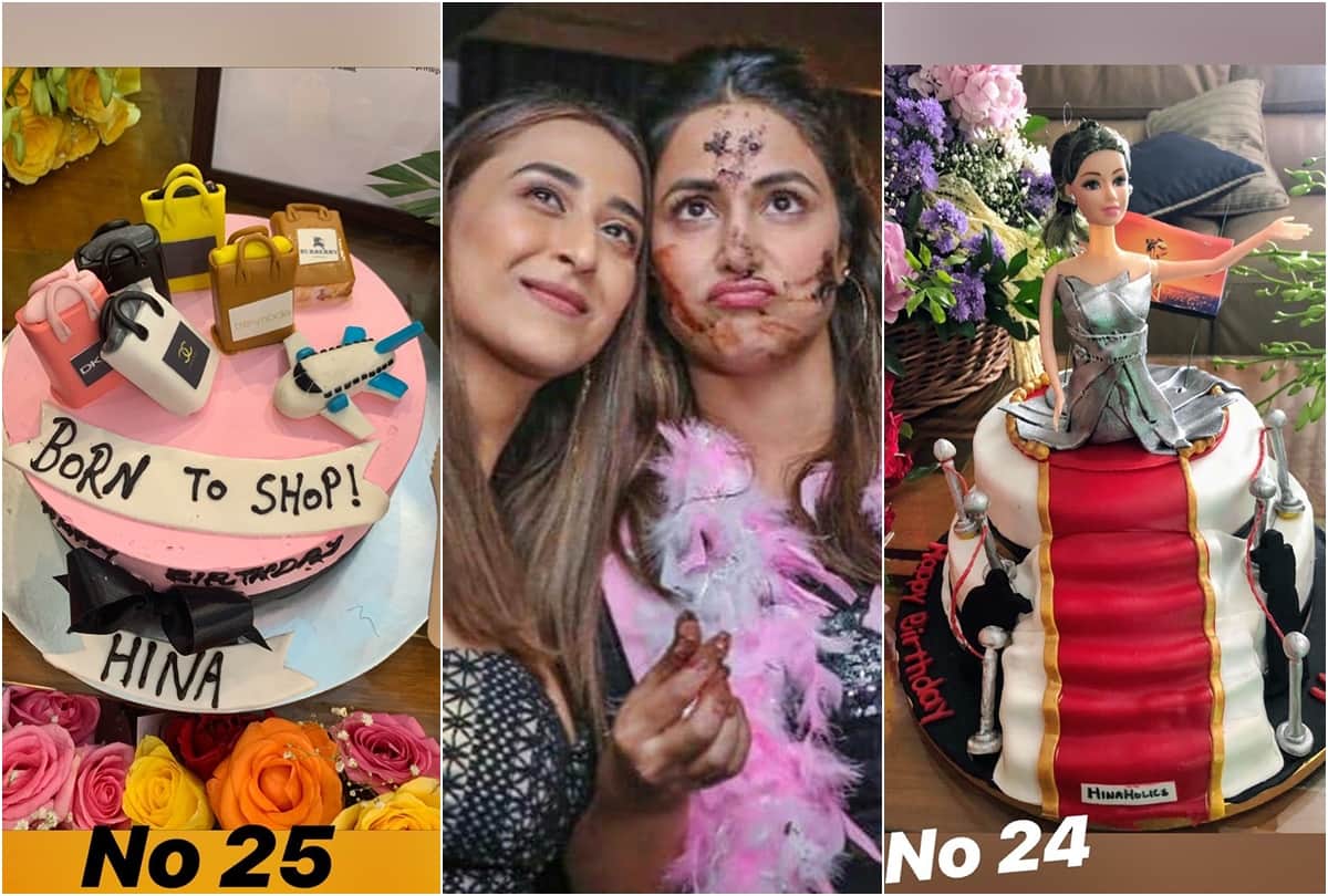 Hina Khan birthday bash inside party Photos Video are Viral on instagram twitter facebook
