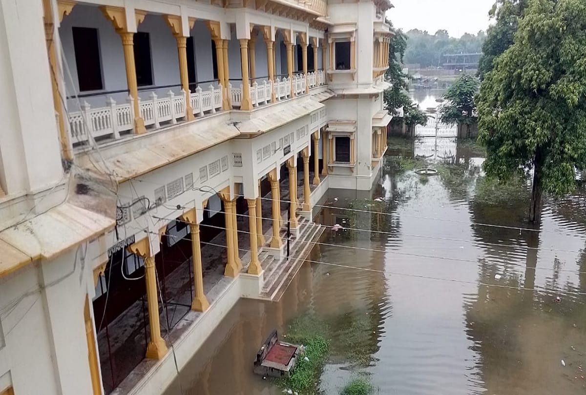 Water reserve in Prayagraj KP college due to heavy rain